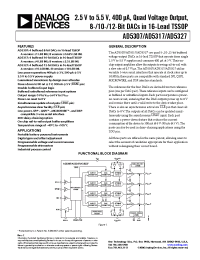 Datasheet AD5307ARU-REEL7 manufacturer Analog Devices
