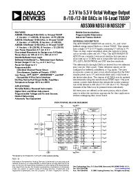 Datasheet AD5308 manufacturer Analog Devices