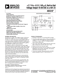 Datasheet AD5310B manufacturer Analog Devices