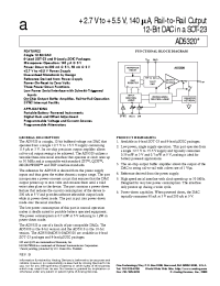 Datasheet AD5320B manufacturer Analog Devices