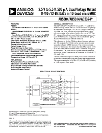 Datasheet AD5324BRM manufacturer Analog Devices