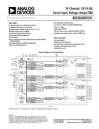 Datasheet AD5361 manufacturer Analog Devices