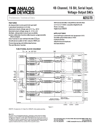 Datasheet AD5370 manufacturer Analog Devices