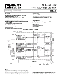 Datasheet AD5371 manufacturer Analog Devices
