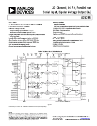 Datasheet AD5378 manufacturer Analog Devices
