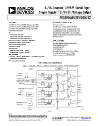 Datasheet AD5391BCPZ-31 manufacturer Analog Devices