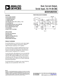 Datasheet AD5545BRU-REEL7 manufacturer Analog Devices