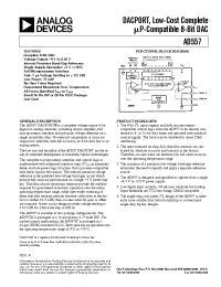 Datasheet AD557 manufacturer Analog Devices