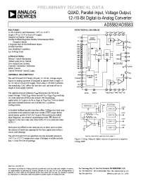 Datasheet AD5582YRU-REEL7 manufacturer Analog Devices