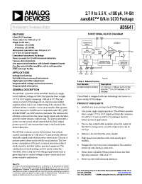 Datasheet AD5641BKS manufacturer Analog Devices