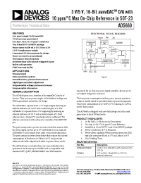 Datasheet AD5660ARJ-1 manufacturer Analog Devices