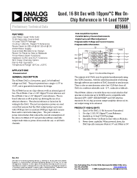 Datasheet AD5666BRUZ-2 manufacturer Analog Devices