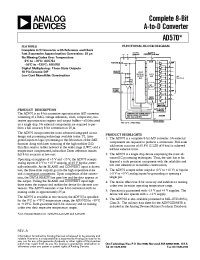 Datasheet AD570 manufacturer Analog Devices