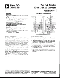 Datasheet AD578J manufacturer Analog Devices
