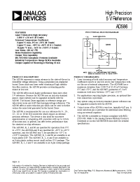 Datasheet AD586 manufacturer Analog Devices