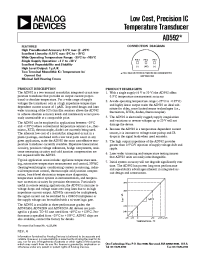 Datasheet AD592A manufacturer Analog Devices