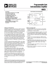 Datasheet AD625SE/883B manufacturer Analog Devices
