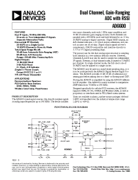 Datasheet AD6600 manufacturer Analog Devices