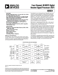 Datasheet AD6624 manufacturer Analog Devices