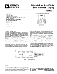 Datasheet AD6630AR-REEL manufacturer Analog Devices