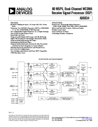 Datasheet AD6634BBC manufacturer Analog Devices