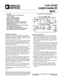 Datasheet AD679BJ manufacturer Analog Devices