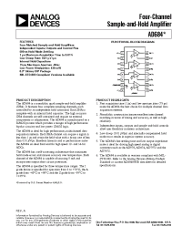 Datasheet AD684 manufacturer Analog Devices