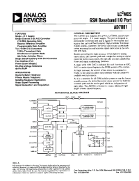 Datasheet AD7001AS manufacturer Analog Devices