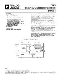 Datasheet AD7010 manufacturer Analog Devices