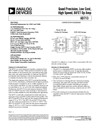 Datasheet AD713JR-16-REEL7 manufacturer Analog Devices