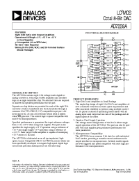 Datasheet AD7228ABP manufacturer Analog Devices