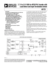 Datasheet AD723 manufacturer Analog Devices