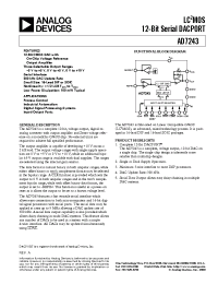 Datasheet AD7243AN manufacturer Analog Devices