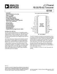 Datasheet AD7306AR manufacturer Analog Devices