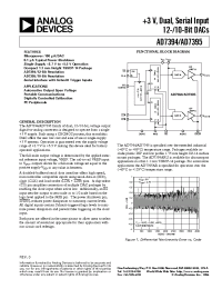 Datasheet AD7395ARU manufacturer Analog Devices