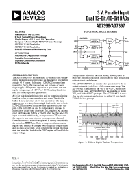 Datasheet AD7397 manufacturer Analog Devices