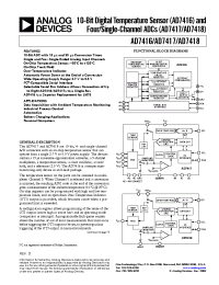 Datasheet AD7417A manufacturer Analog Devices