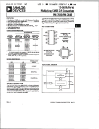 Datasheet AD7545SD manufacturer Analog Devices