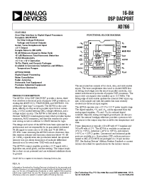 Datasheet AD766 manufacturer Analog Devices