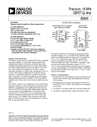 Datasheet AD845JR-16 manufacturer Analog Devices