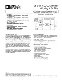 Datasheet ADDC02812DAKV manufacturer Analog Devices