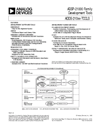 Datasheet ADDS-210XX manufacturer Analog Devices