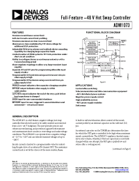 Datasheet ADM1073ARU-REEL manufacturer Analog Devices