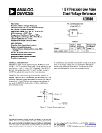 Datasheet ADR510 manufacturer Analog Devices