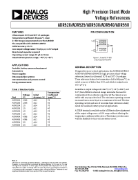 Datasheet ADR520BKS-R2 manufacturer Analog Devices