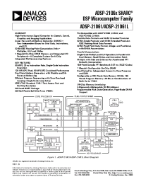Datasheet ADSP-21061LKB-160 manufacturer Analog Devices