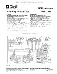 Datasheet ADSP-21160N manufacturer Analog Devices