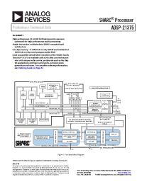 Datasheet ADSP-21375 manufacturer Analog Devices