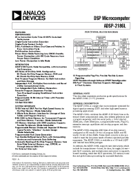 Datasheet ADSP-2186LKST-115 manufacturer Analog Devices