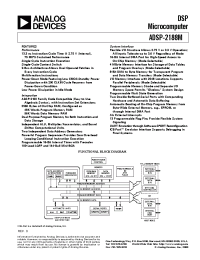Datasheet ADSP-2188M manufacturer Analog Devices